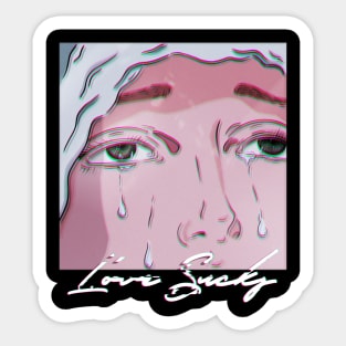 Love Sucks Sticker
